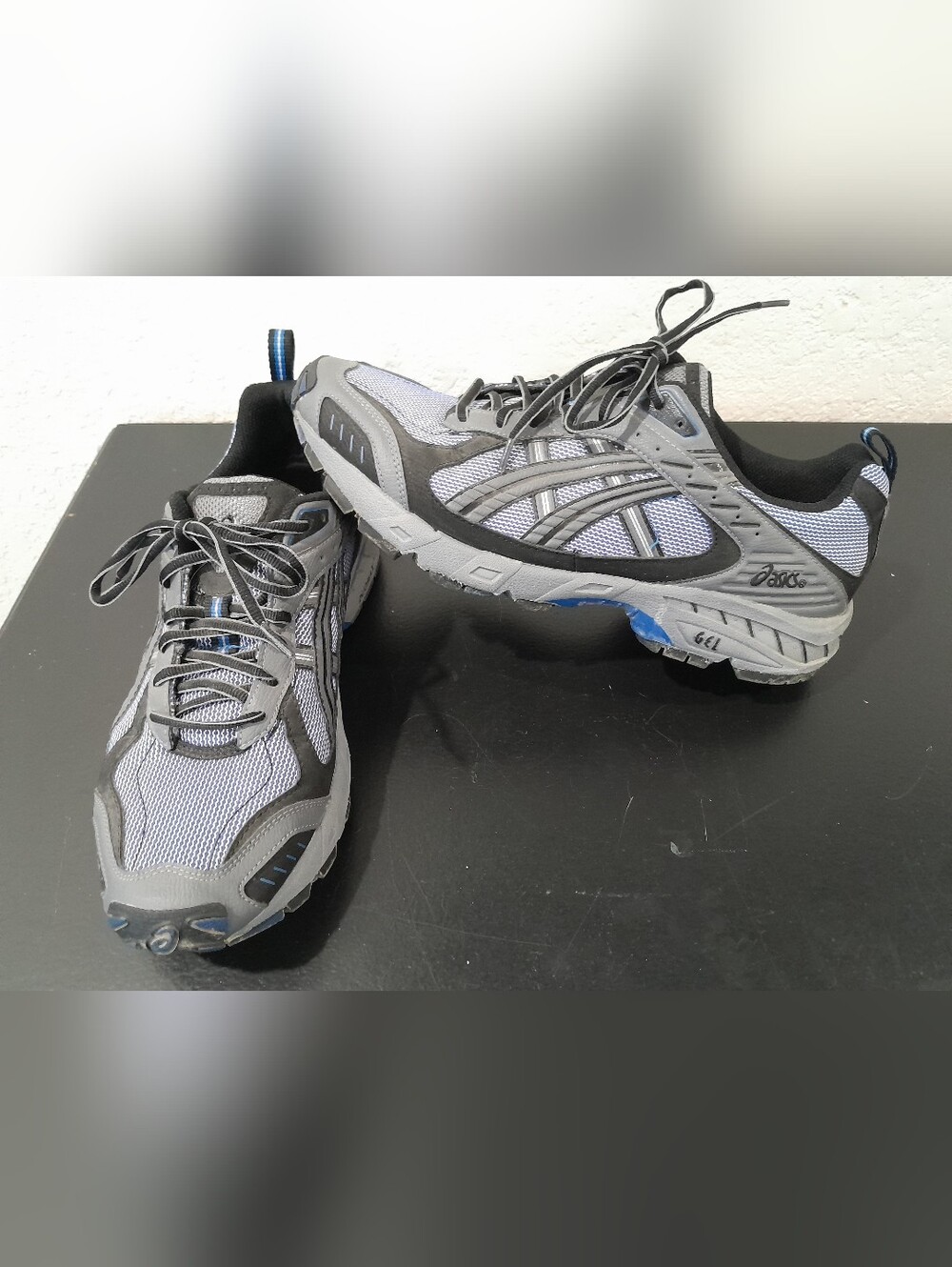 ASICS GEL Arctic Water Resistant Trail Running Shoes Gray Blue Size 10.5